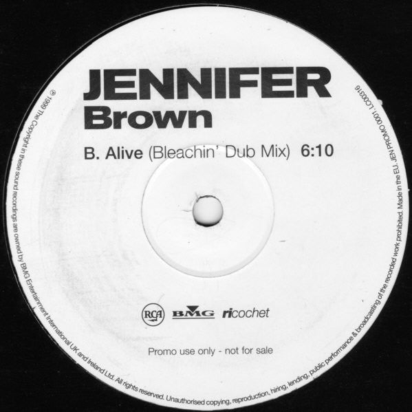 Jennifer Brown - Alive - Bleachin' Mixes