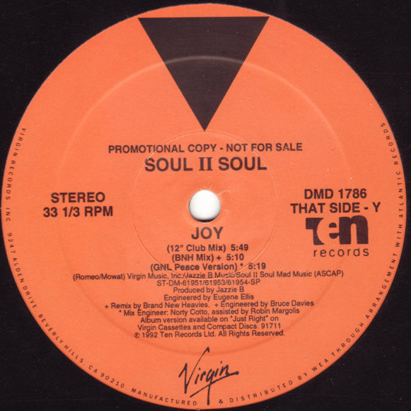 Soul II Soul - Joy