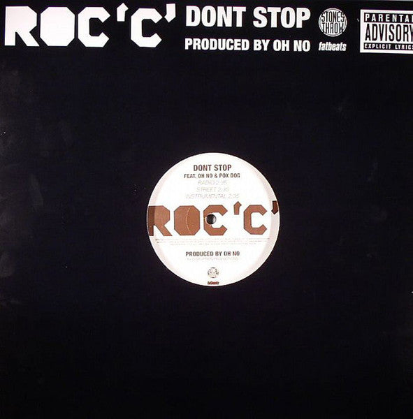 Roc 'C' - Don't Stop / Unborn