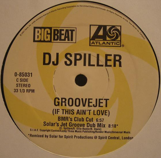 Spiller - Groovejet (If This Ain't Love)