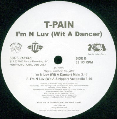 T-Pain - I'm N Luv (Wit A Stripper) / I'm N Luv (Wit A Dancer)