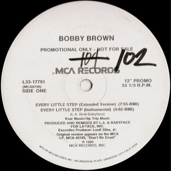 Bobby Brown - Every Little Step