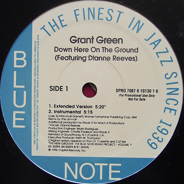 Grant Green - Down Here On The Ground / Move Your Hand (Remixes)