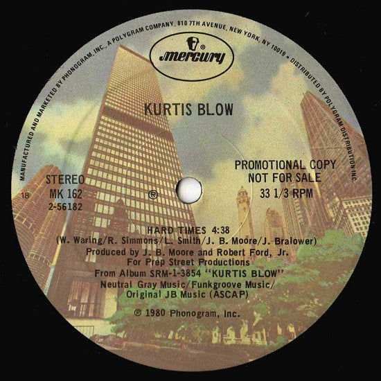 Kurtis Blow - Hard Times