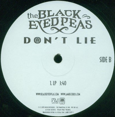 Black Eyed Peas - Don't Lie