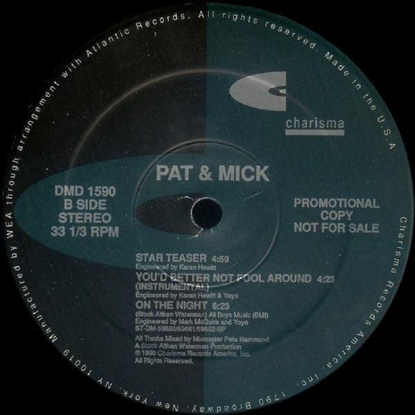 Pat & Mick - Use It Up And Wear It Out