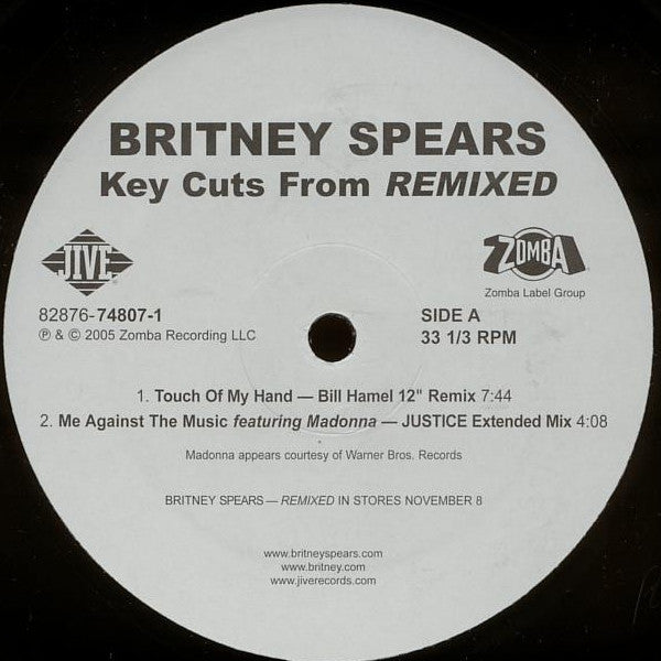 Britney Spears - Key Cuts From Remixed