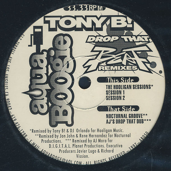 Tony B! - Drop That Beat Remixes