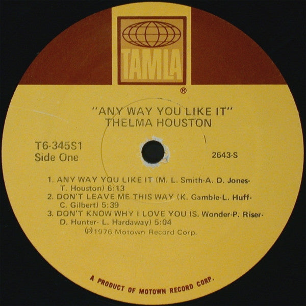 Thelma Houston - Any Way You Like It