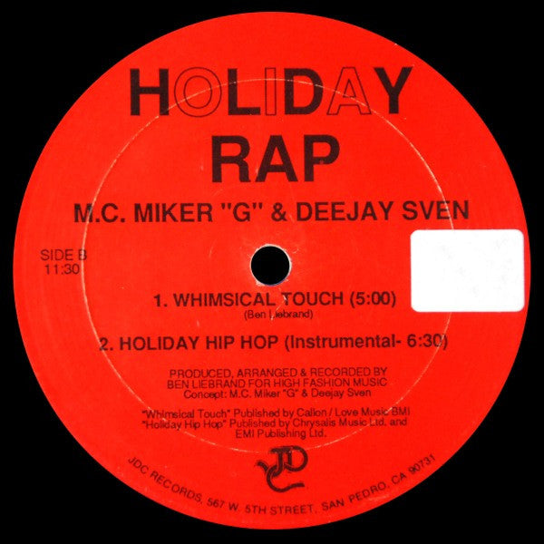 Holiday Rap by MC Miker G. & DJ Sven – Record Selector
