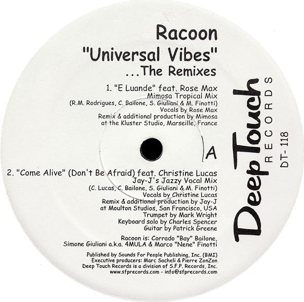 Racoon (5) - Universal Vibes (The Remixes)