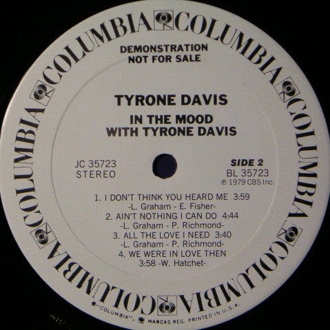 In The Mood With Tyrone Davis