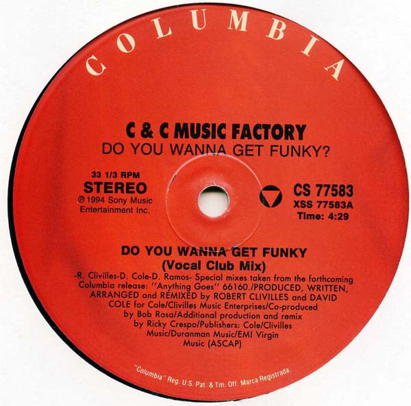 C + C Music Factory - Do You Wanna Get Funky