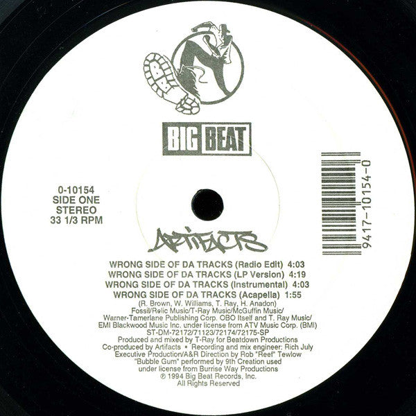 Artifacts - Wrong Side Of Da Tracks