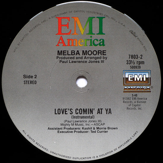 Melba Moore - Love's Comin' At Ya