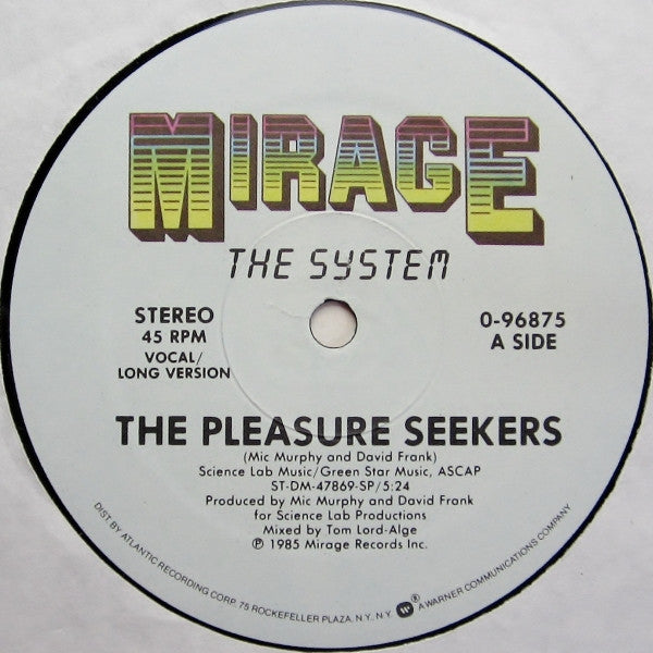 The System - The Pleasure Seekers