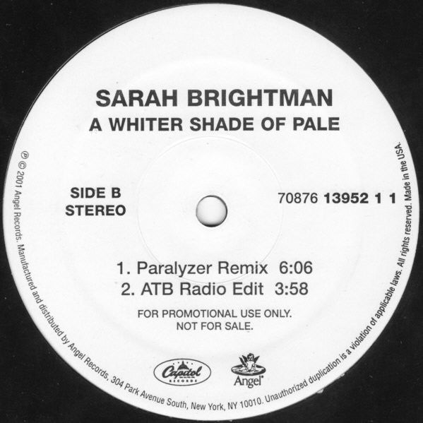 Sarah Brightman - A Whiter Shade Of Pale