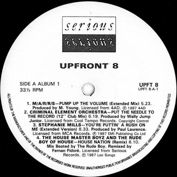 Various - Upfront 8 - Solid State