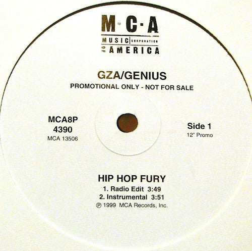 GZA - Hip Hop Fury