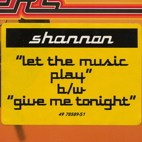 Shannon - Let The Music Play / Give Me Tonight