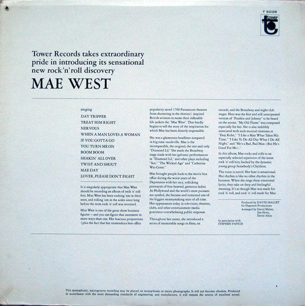 Mae West - Way Out West