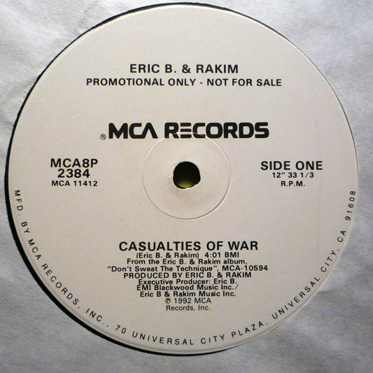 Eric B. & Rakim - Casualties Of War