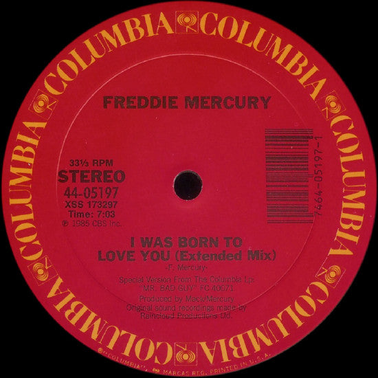 Freddie Mercury - I Was Born To Love You