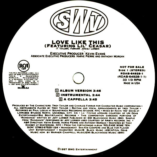SWV - Gettin' Funky / Love Like This