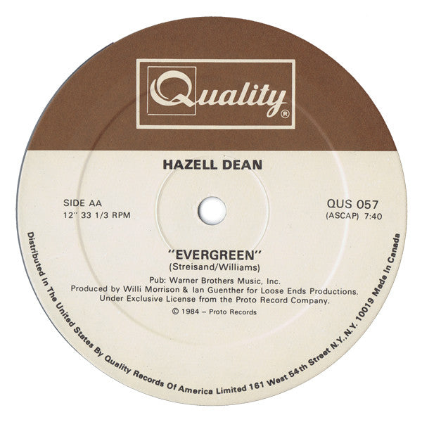 Hazell Dean - Jealous Love / Evergreen