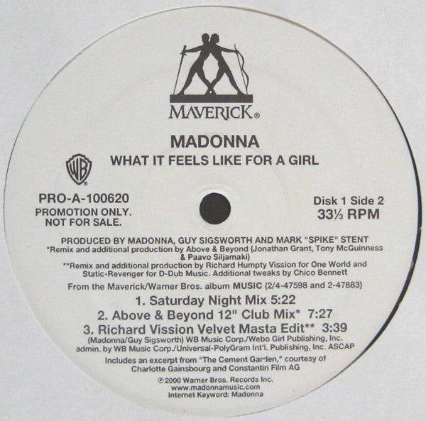 Madonna - What It Feels Like For A Girl