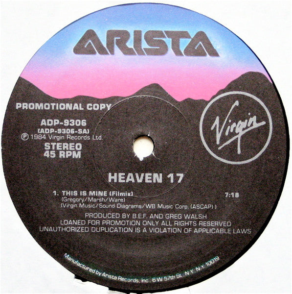 Heaven 17 - This Is Mine (Remix Versions)
