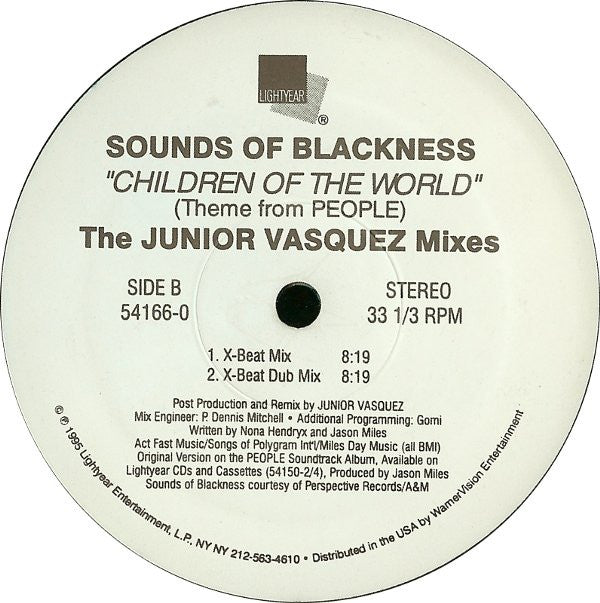 Children Of The World (Theme From PEOPLE) - The Junior Vasquez Mixes