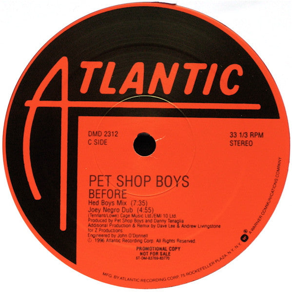 Pet Shop Boys - Before