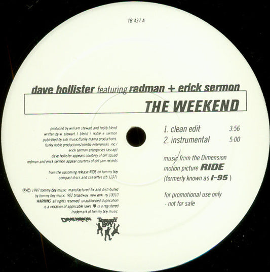 Dave Hollister - The Weekend