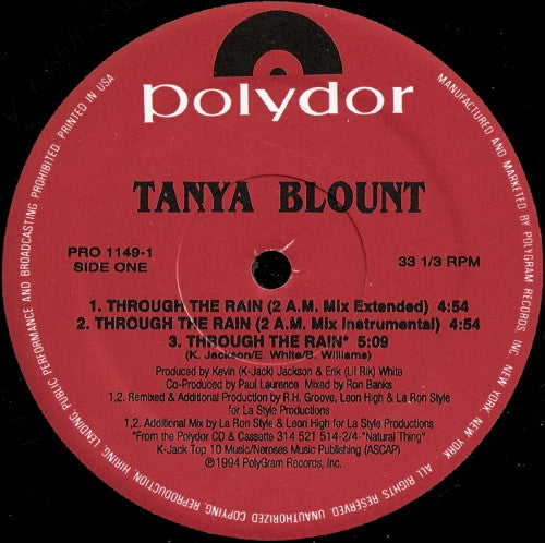Tanya Blount - Through The Rain (The Remixes)
