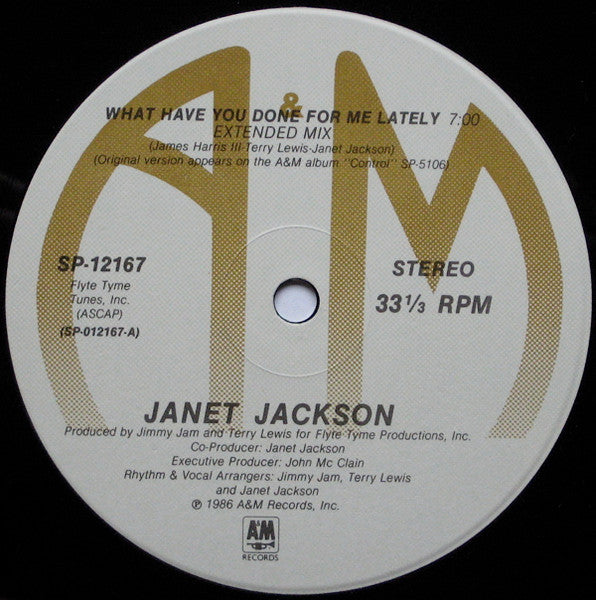Janet Jackson - What Have You Done For Me Lately