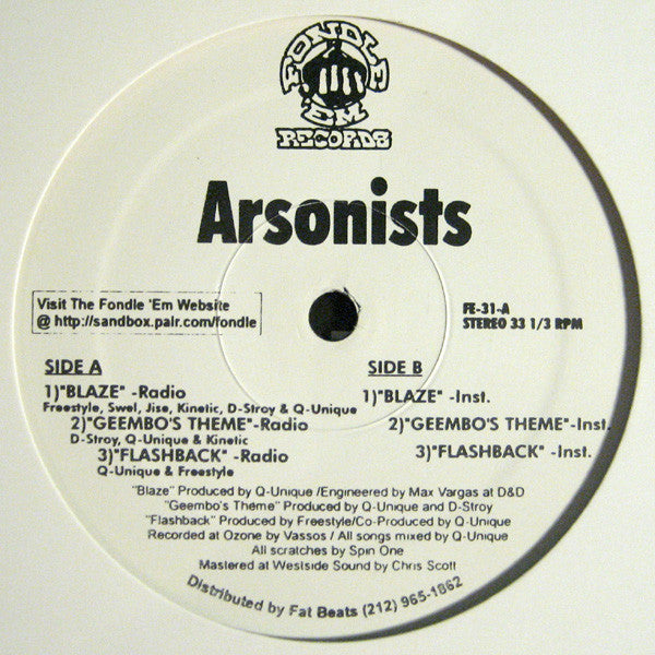 The Arsonists - Blaze / Geembo's Theme / Flashback