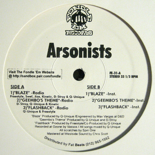 The Arsonists - Blaze / Geembo's Theme / Flashback