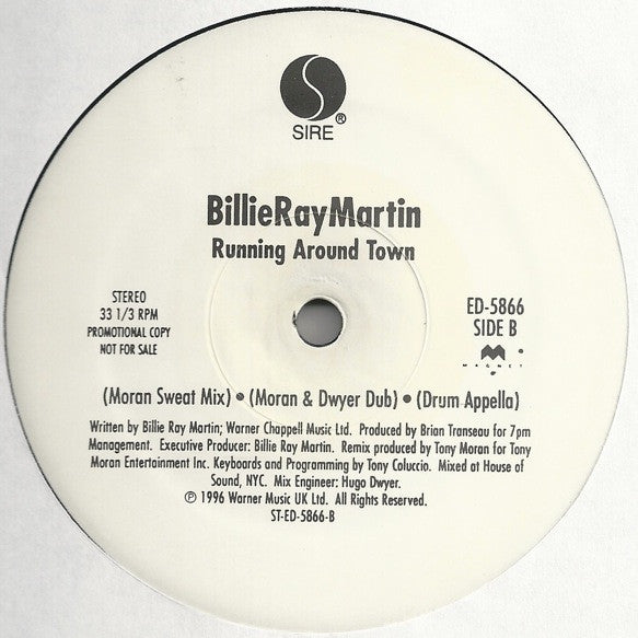 Billie Ray Martin - Running Around Town