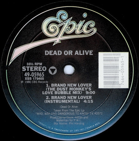 Dead Or Alive - Brand New Lover