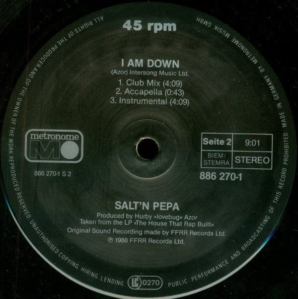 Push It (Remix) / Hit 'Em With This / I Am Down