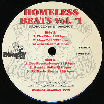 DJ Prodigy - Homeless Beats Vol. 1
