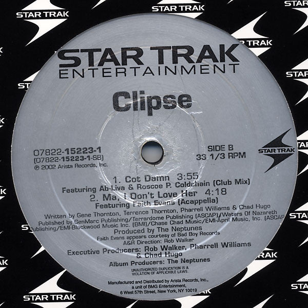 Clipse - Ma, I Don't Love Her / Cot Damn