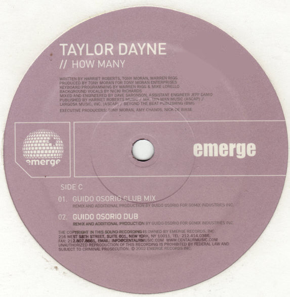 Taylor Dayne - How Many