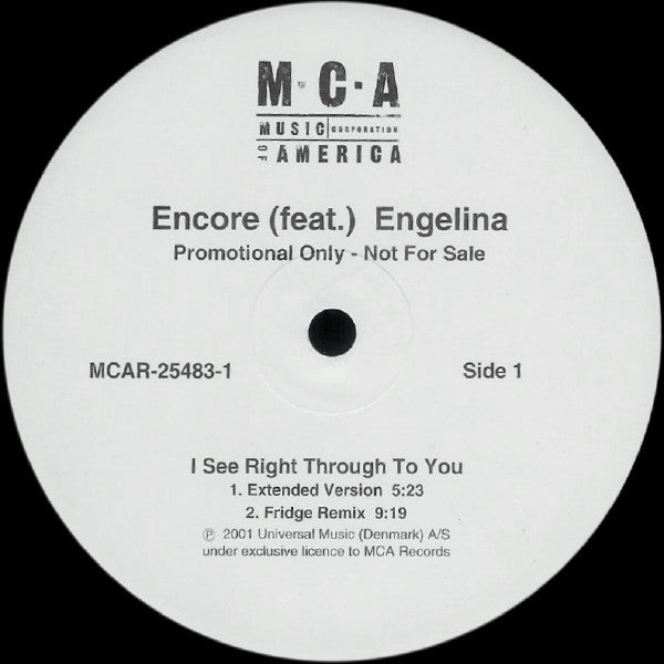 DJ Encore - I See Right Through To You