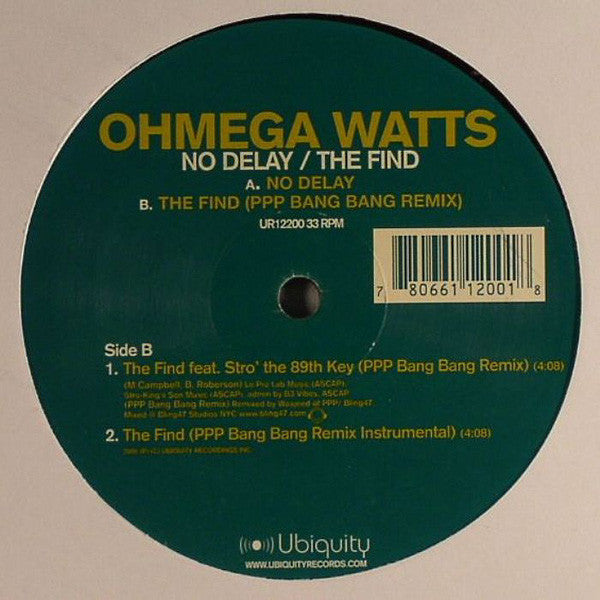Ohmega Watts - No Delay