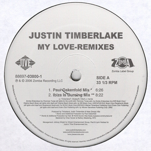 Justin Timberlake - My Love (Remixes)