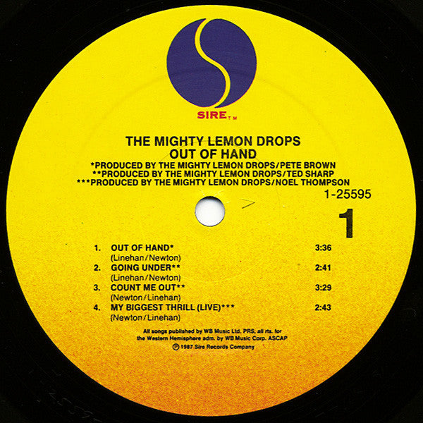 The Mighty Lemon Drops - Out Of Hand