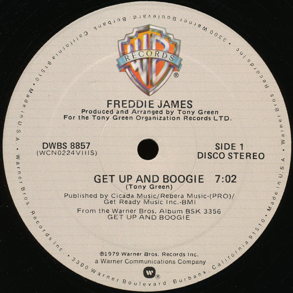 Freddie James - Get Up And Boogie