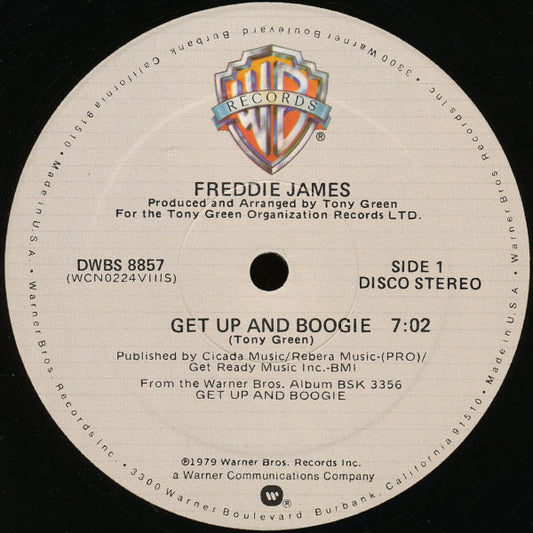 Freddie James - Get Up And Boogie